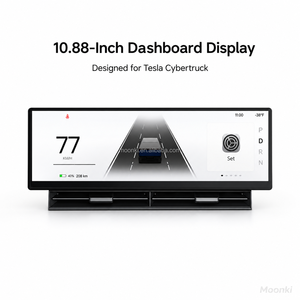 Smart Instrument Cluster for Tesla Cybertruck with Apple CarPlay Android Auto