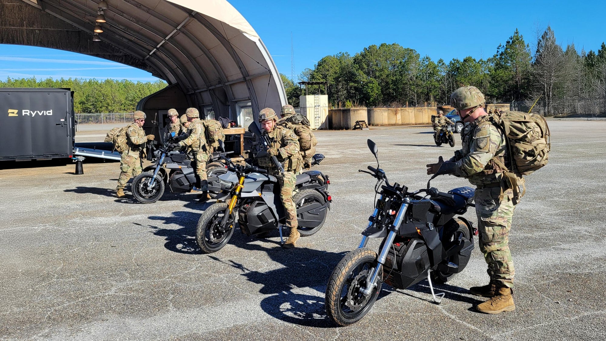Ryvid Fleet and Government Electric Motorcycles
