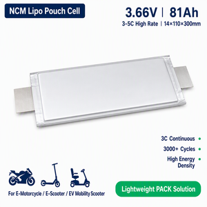 Soft Pouch NMC Lithium Ion Cell 80Ah 83Ah