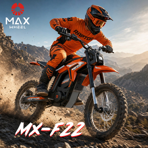 Heavy Duty 1500W-3000W Off-Road Electric Motorcycle 45-65km/h 120kg Load IPX4 Waterproof